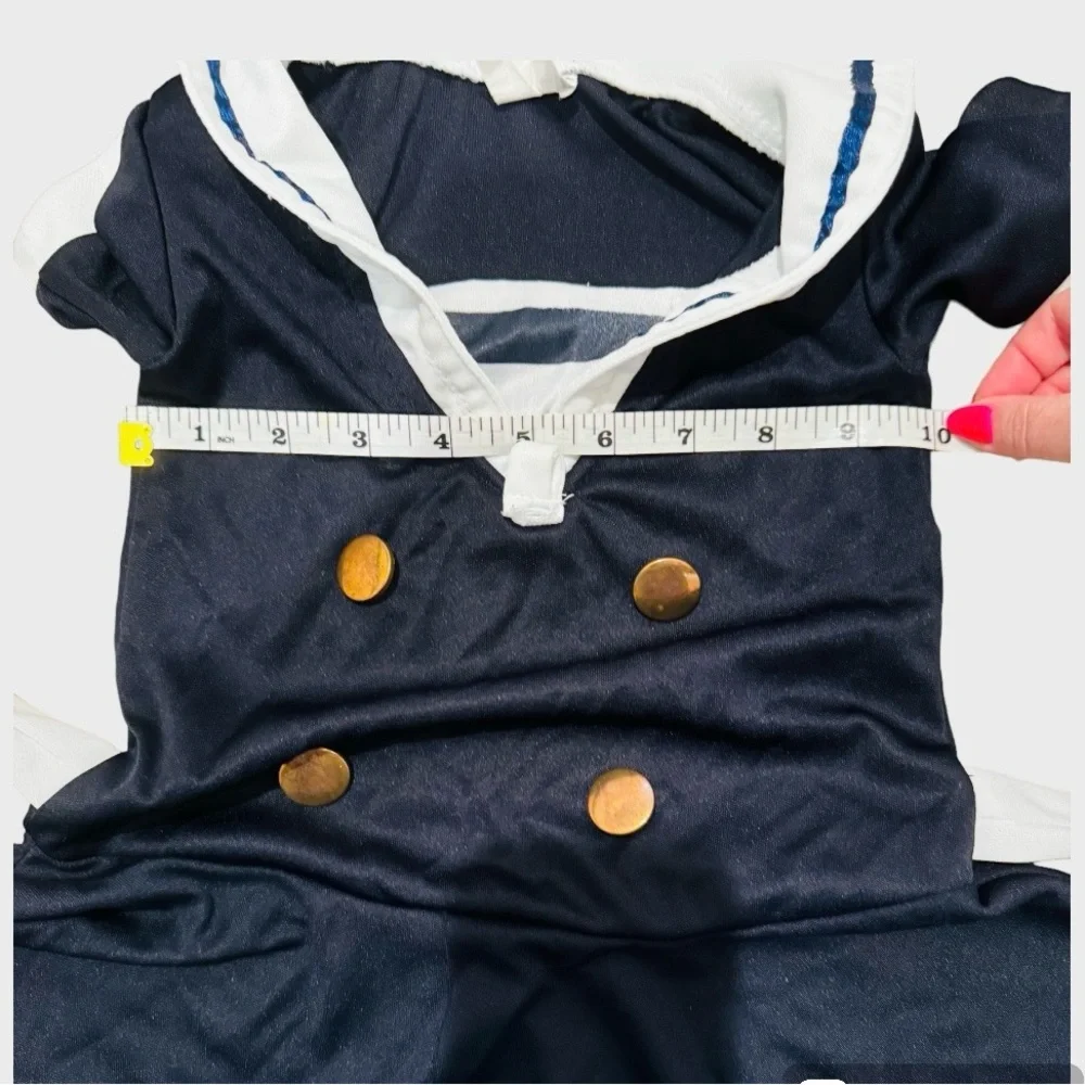 Baby Toddler Girls Nautical Sailor Flight Attendant Dress Costume size 3-4